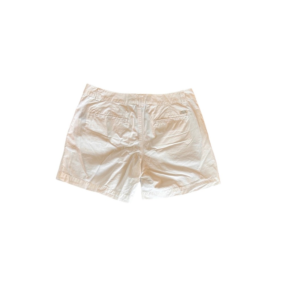 Lauren Ralph Lauren White Cotton Chino Shorts‎ Womens 6 NWT Lauren Jeans Co - Picture 2 of 6